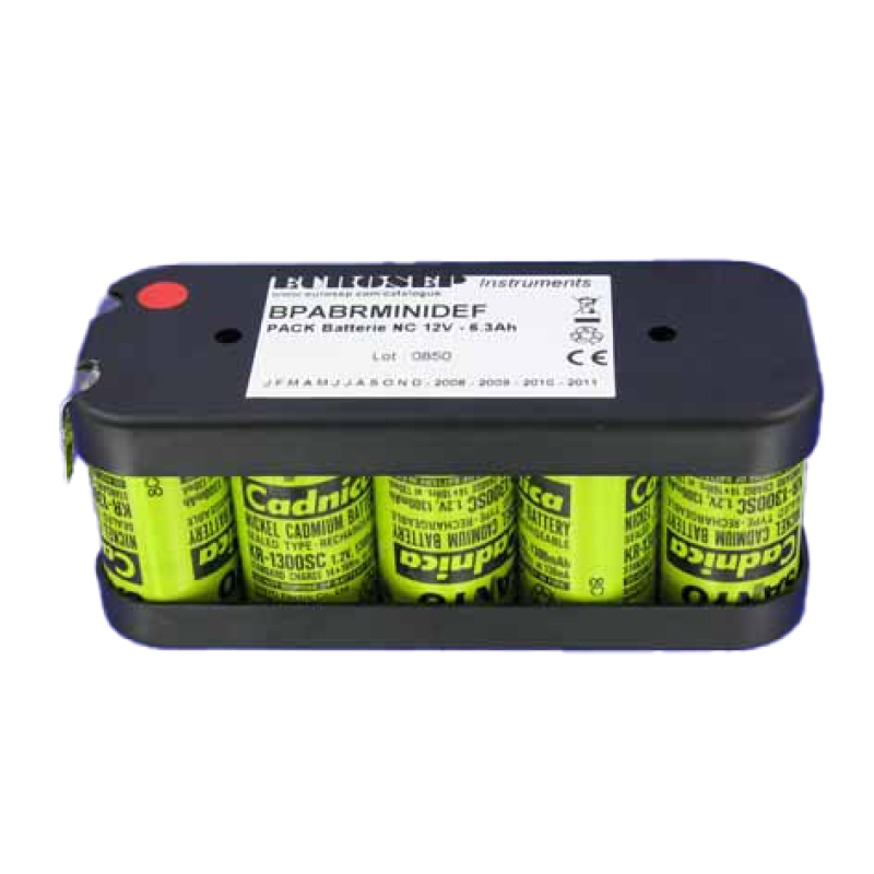 BATT DEF. BRUKER/ODAM/SCHILLER MINIDEF 12V 1,5AH