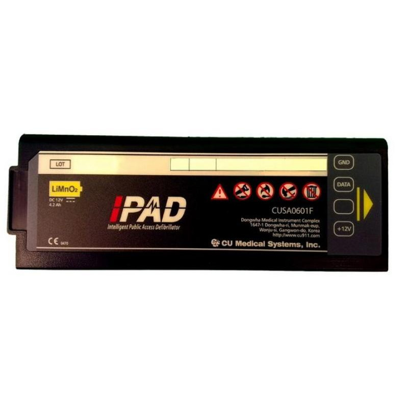 BATT DEFIBRILATEUR CU MEDICAL I-PAD 12V 4.2AH - ORIGINE