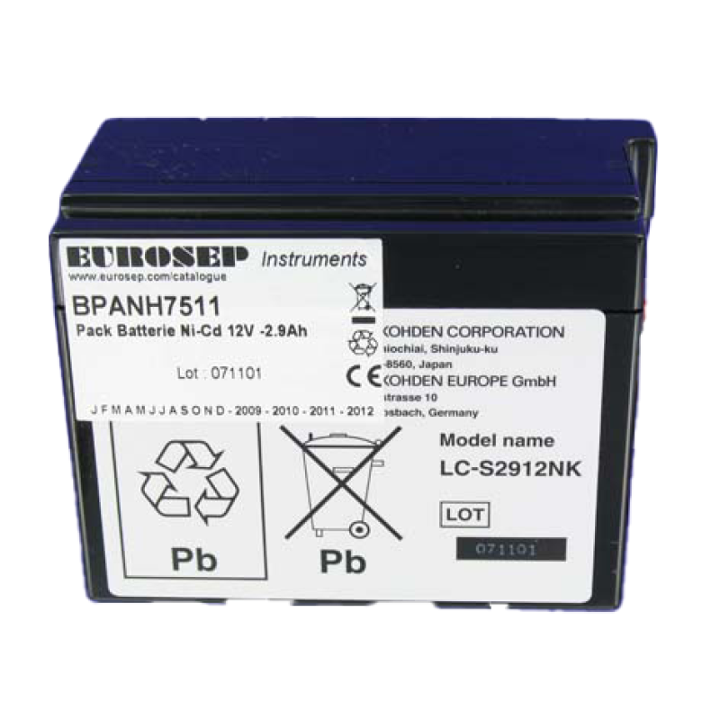 BATT DEF. NIHON KOHDEN TEC 7511/7521/7531/ECG9320