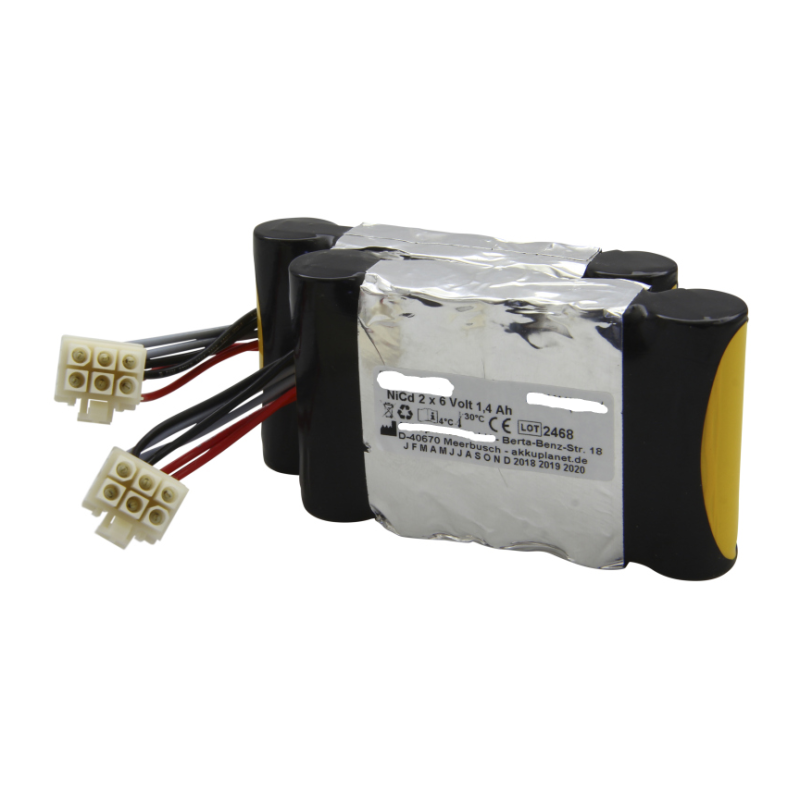 BATT MONITEUR SIEMENS SC 7000/9000 - 2 BATTERIES - 2 x 6V 1,4AH