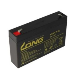Batterie Plomb 6V LONG WP7-6