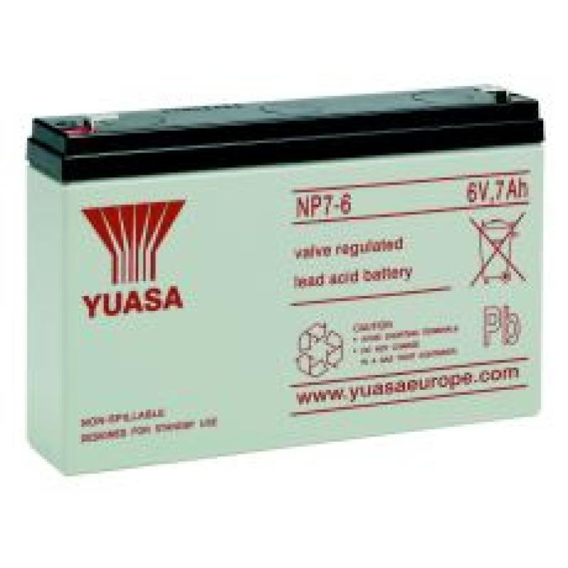 BATTERIE PLOMB YUASA NP7-6