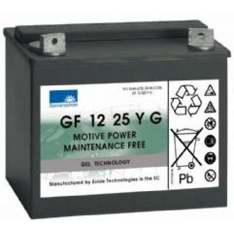 BATTERIE 12V 25A/H SONNENSCHEIN EXIDE CYCLIC GF12025YG
