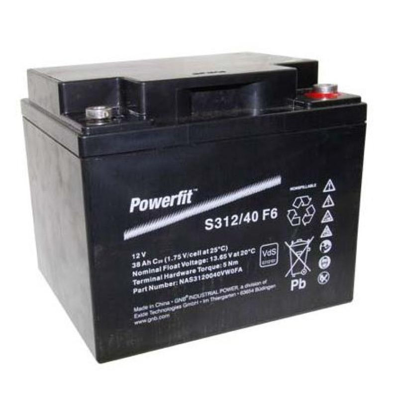 BATTERIE 12V 38A/H EXIDE S312/40F6