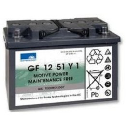 Batterie au plomb-gel 12V Exide Sonnenschein GF12051Y1
