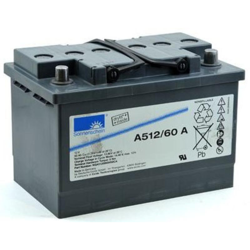 BATTERIE 12V 60A/H SONNENSCHEIN A512/60A