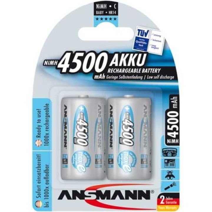 PILE RECHARGEABLE C REC ANSMANN