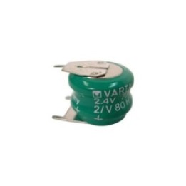 Pile bouton rechargeable 2.4V NiMH Varta 2 /  V80H
