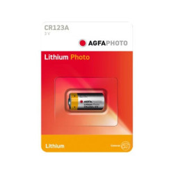 PILE CR123A LITHIUM AGFA