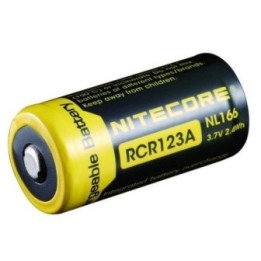 PILE CR123A LITHIUM RECHARGEABLE NITECORE NL166
