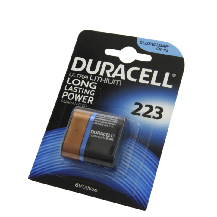 Pile 223 - CR-P2 Duracell Lithium 6V