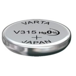 PILE BOUTON V315 OXYDE ARGENT VARTA
