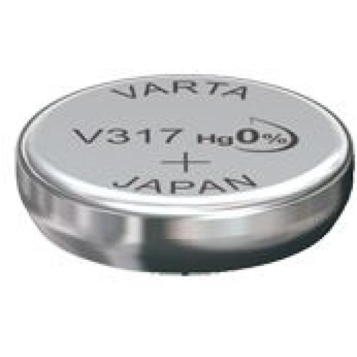 PILE BOUTON V317 OXYDE ARGENT VARTA