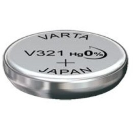 PILE BOUTON V321 OXYDE ARGENT VARTA
