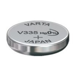 PILE BOUTON V335 OXYDE ARGENT VARTA