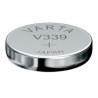 PILE BOUTON V339 OXYDE ARGENT VARTA