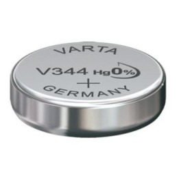 PILE BOUTON V344 OXYDE ARGENT VARTA