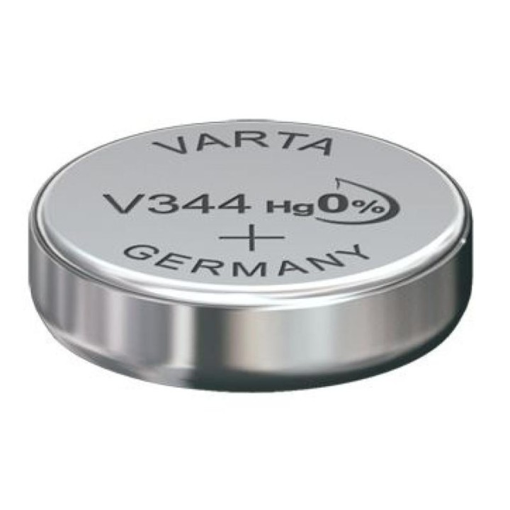 PILE BOUTON V344 OXYDE ARGENT VARTA