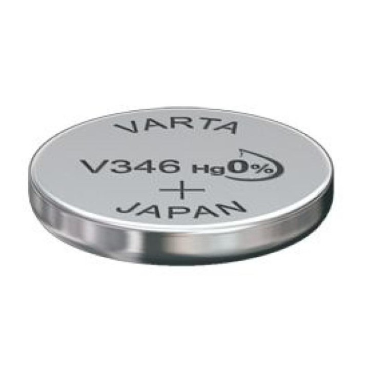 PILE BOUTON V346 OXYDE ARGENT VARTA