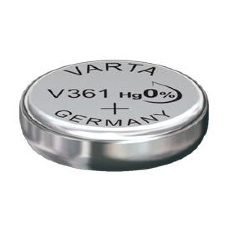 PILE BOUTON V361 OXYDE ARGENT VARTA