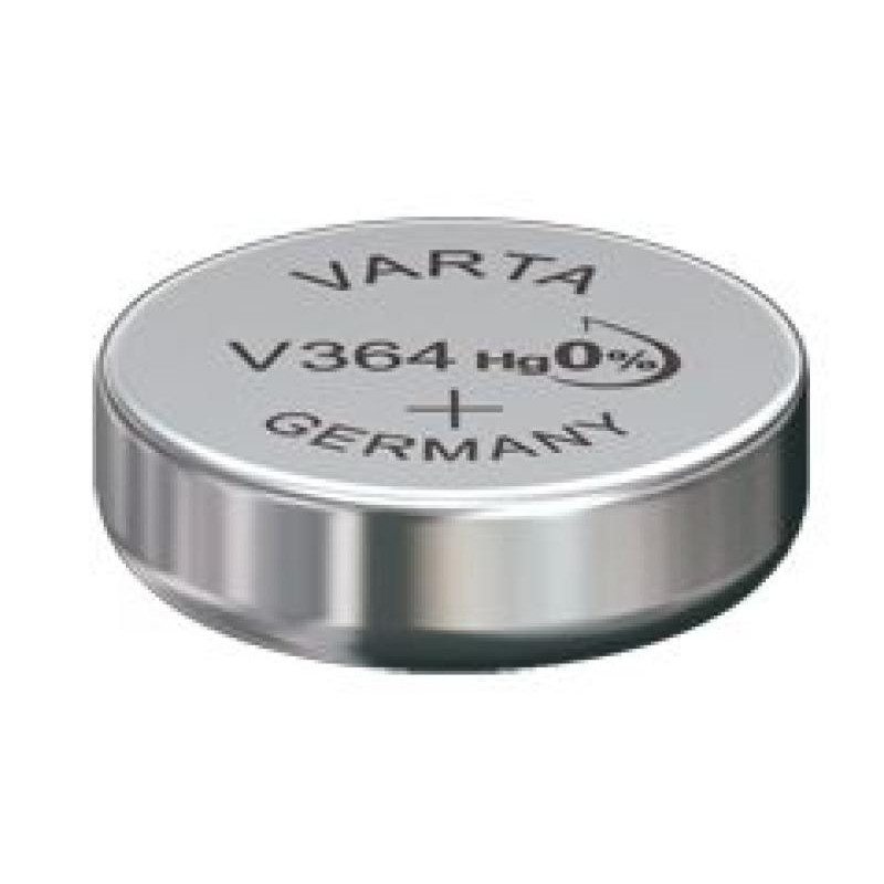 PILE BOUTON V364 OXYDE ARGENT VARTA
