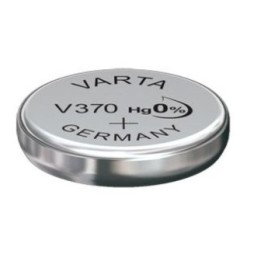 PILE BOUTON V370 OXYDE ARGENT VARTA