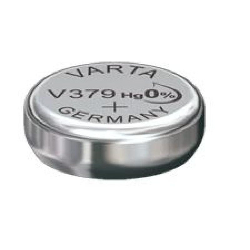 PILE BOUTON V379 OXYDE ARGENT VARTA