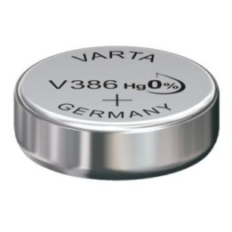 PILE BOUTON V386 OXYDE ARGENT VARTA