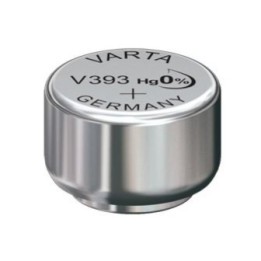 PILE BOUTON V393 OXYDE ARGENT VARTA