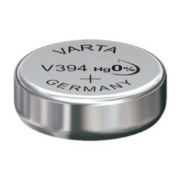 PILE BOUTON V394 OXYDE ARGENT VARTA