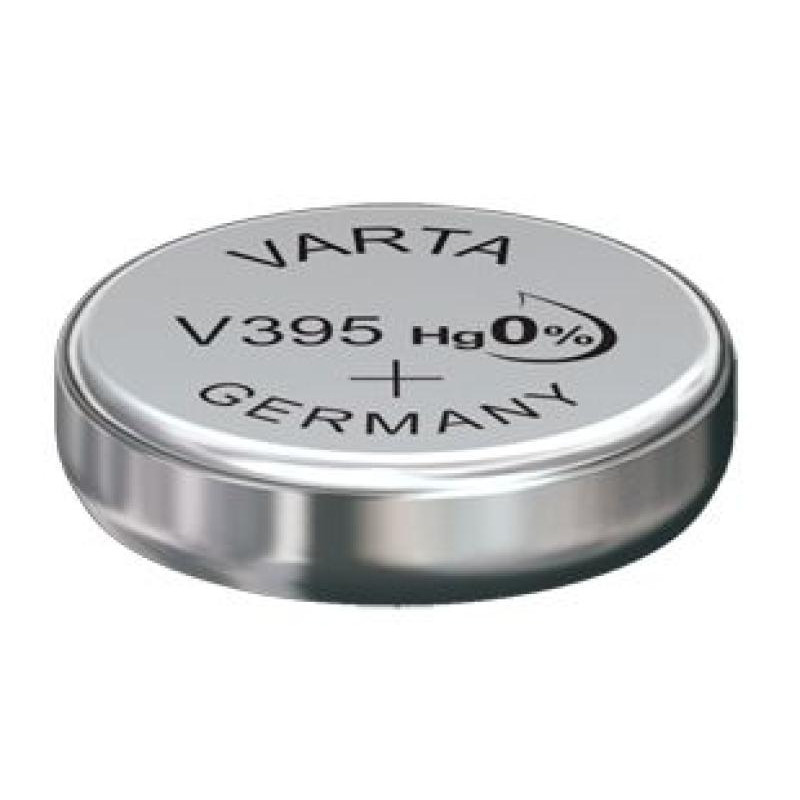 PILE BOUTON V395 OXYDE ARGENT VARTA