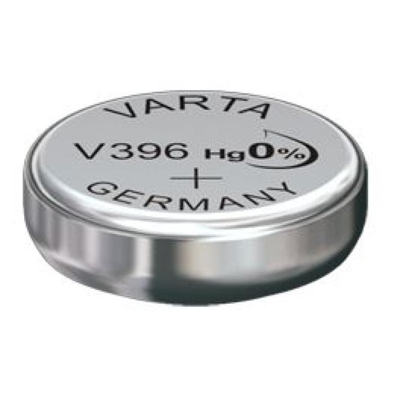 PILE BOUTON V396 OXYDE ARGENT VARTA