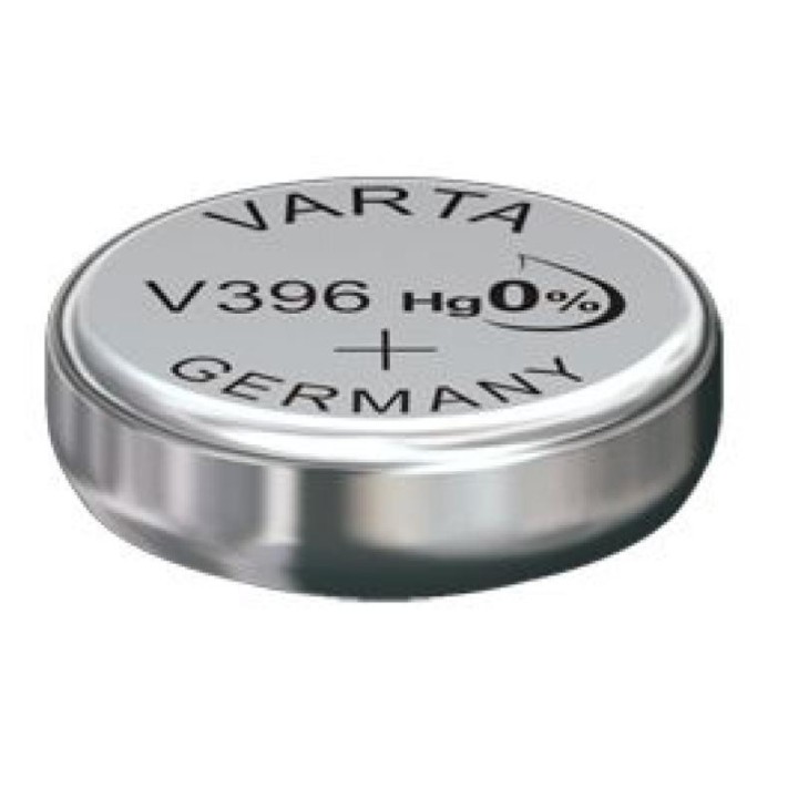 PILE BOUTON V396 OXYDE ARGENT VARTA
