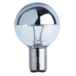24V 25W BA20D CALOTE ARGENTEE