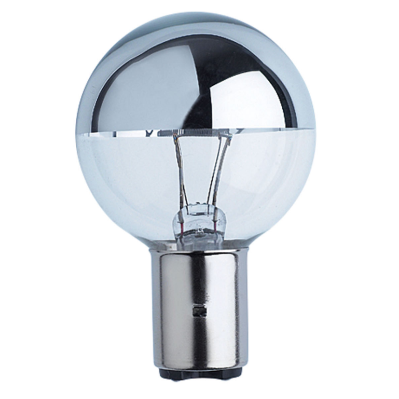 24V 25W BA20D CALOTE ARGENTEE