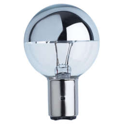 Ampoule Halogène Dr. Fischer 24V 50W BA20D avec calotte argentée