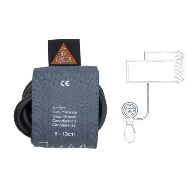 Brassards monotube enfants, complet Heine GAMMA G7 / G5 / GP