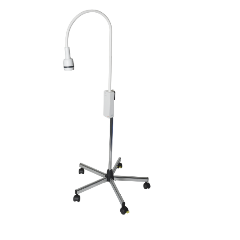 LAMPES HEINE EL3 LED + PIED A ROULETTES EN METAL -J-008.27.014