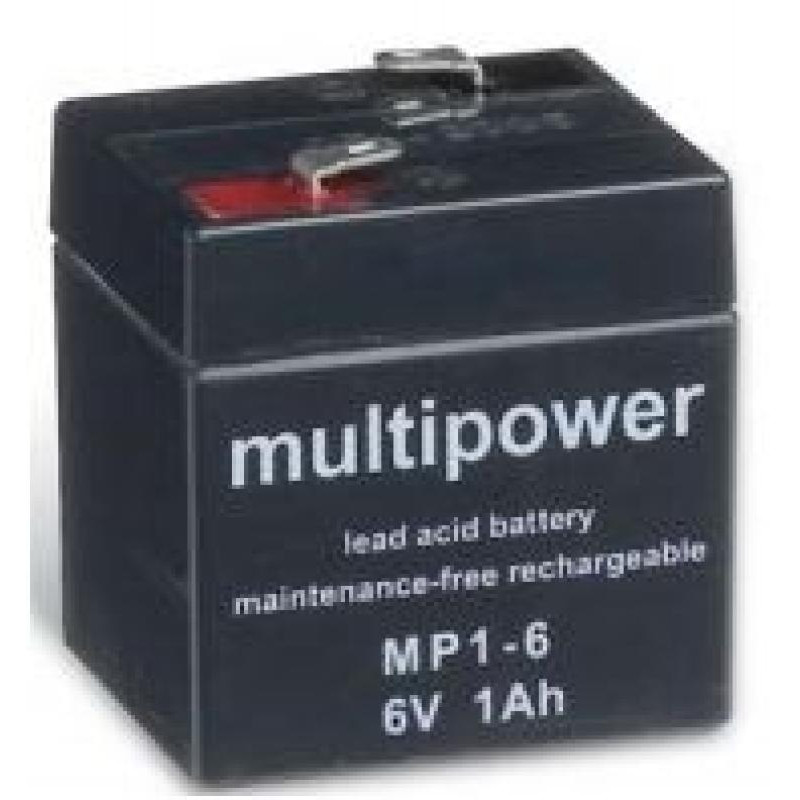 BATTERIE 6V 1,0A/H MULTIPOWER MP1-6