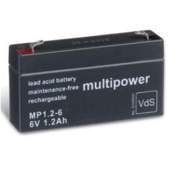 BATTERIE 6V 1,2A/H...