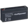 BATTERIE 6V 3,3A/H MULTIPOWER MP3,3-6