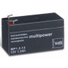 BATTERIE 12V 1,2A/H MULTIPOWER MP1,2-12