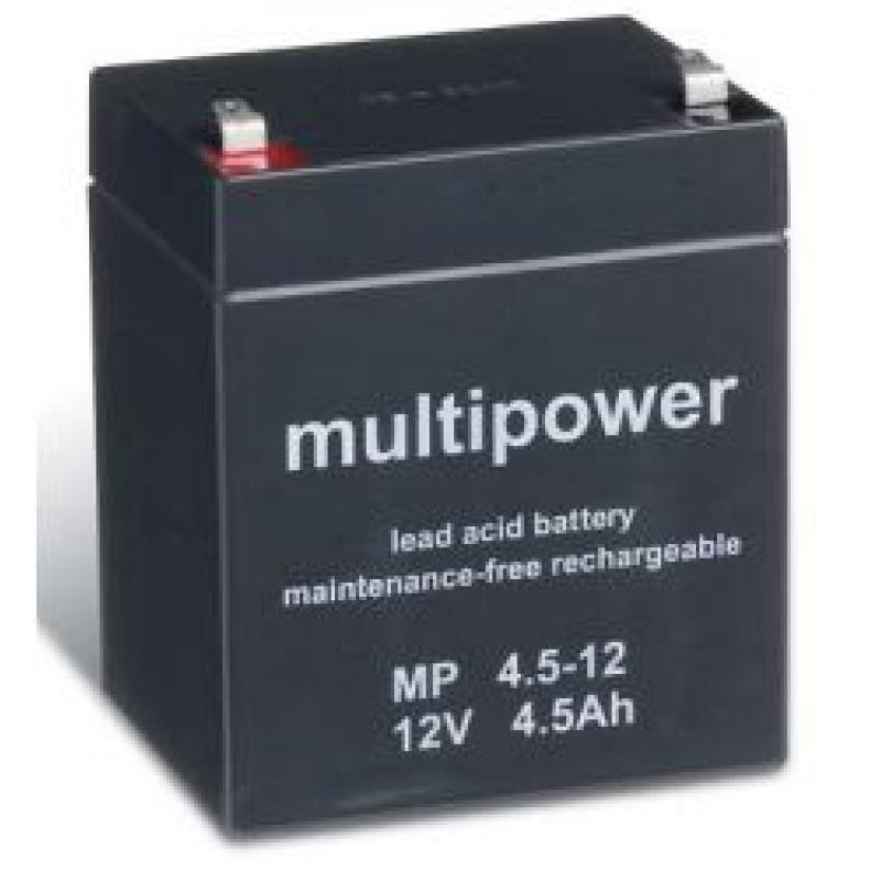 BATTERIE 12V 4,5A/H MULTIPOWER MP4,5-12