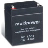 BATTERIE 12V 4,5A/H MULTIPOWER MP4,5-12