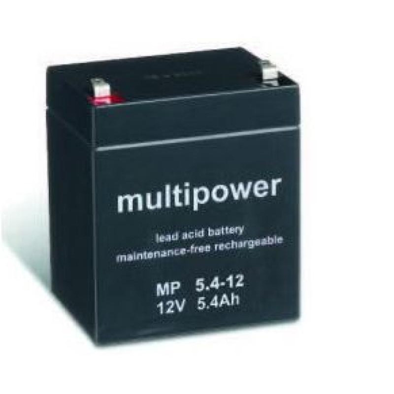 BATTERIE 12V 5.4A/H MULTIPOWER MP5.4-12