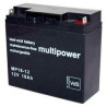 BATTERIE 12V 18A/H MULTIPOWER MP18-12