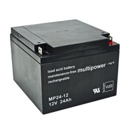 Batterie au plomb 12V Multipower MP24-12, MP24-12I