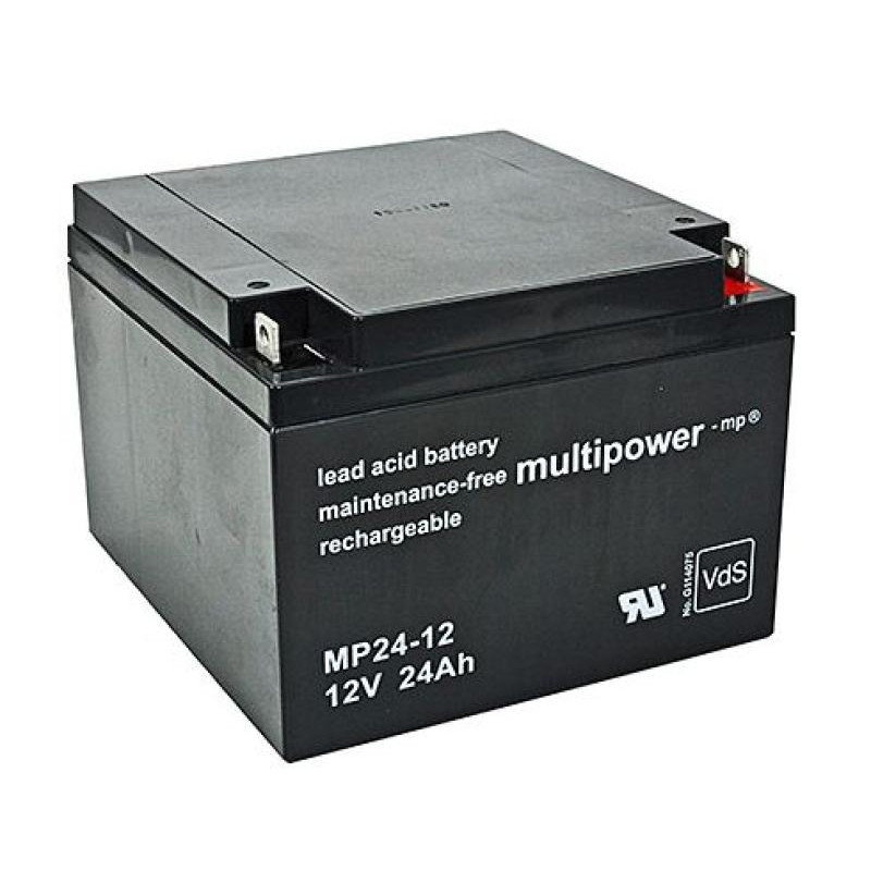BATTERIE 12V 24A/H MULTIPOWER MP24-12
