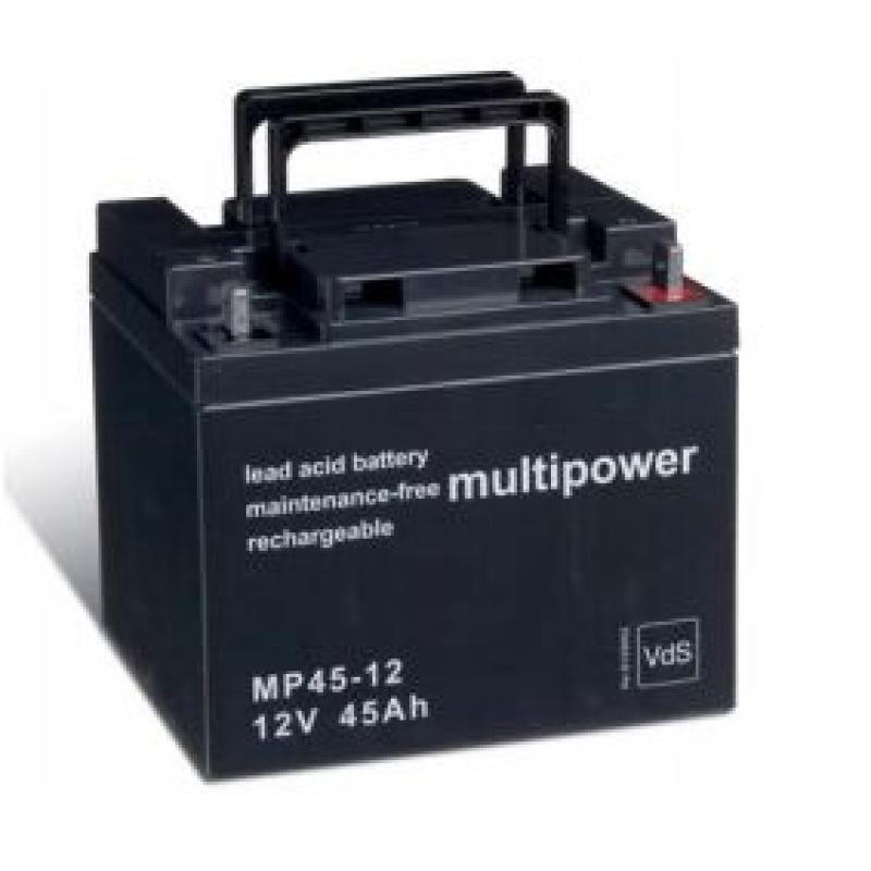 BATTERIE 12V 45A/H MULTIPOWER MP45-12