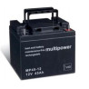 BATTERIE 12V 45A/H MULTIPOWER MP45-12